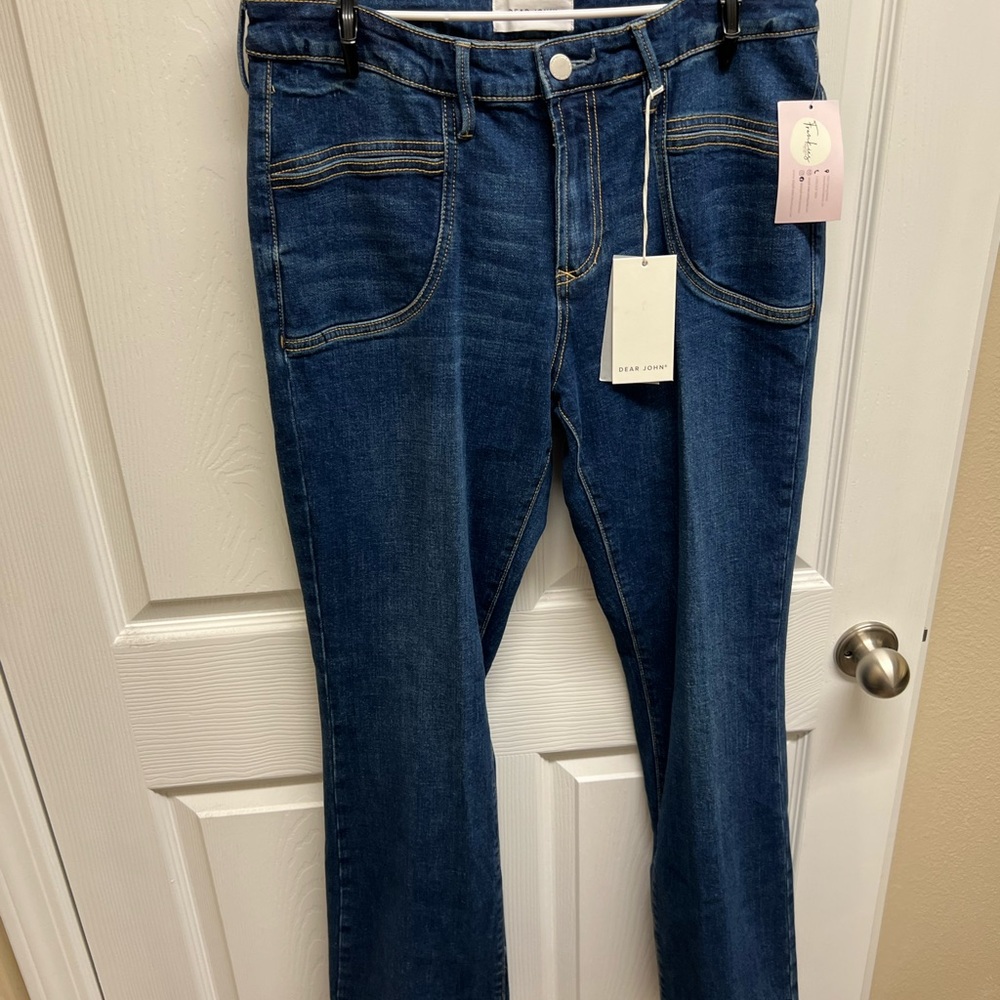 Dear John Dark Blue Straight Leg Women's Jeans